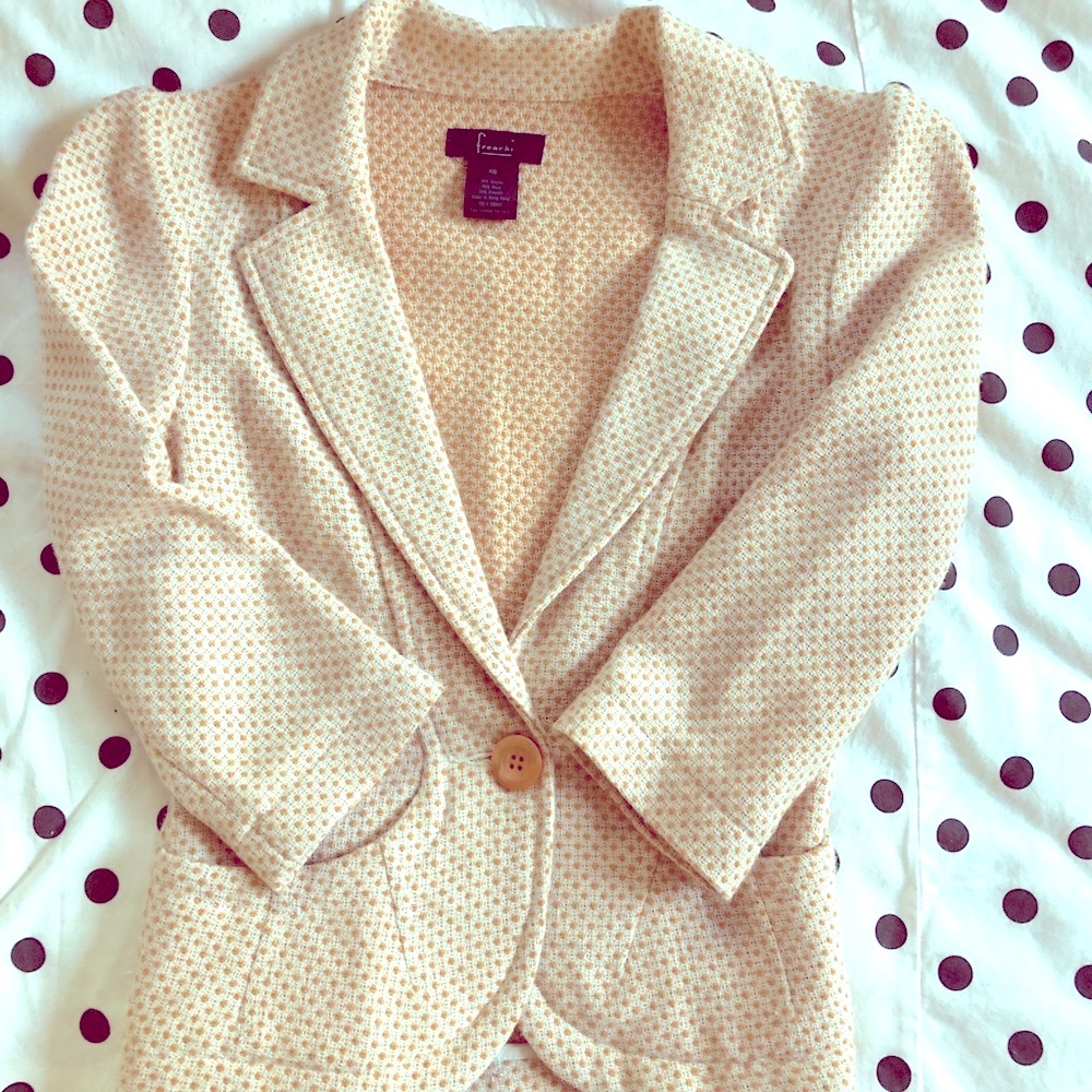 XS Frenchi Jacket from Nordstrom Brass Plum Orange